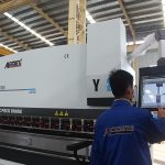 Kontrol layar sentuh cnc tekan rem mesin 6 sumbu 220 t 4000mm siemens daya motor