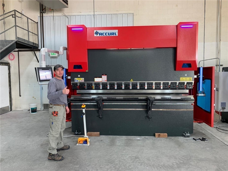 ACCURL cnc tekan rem DA58T 4 sumbu 2500mm