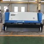 Hidrolik guillotine geser mesin 3200mm x 8mm dengan dukungan bahan pneumatik