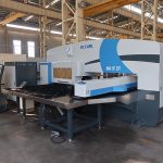 siemens cnc amada turret mesin meninju 4 sumbu 32 stasiun horisontal