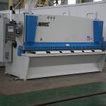 QC11Y cnc mesin geser hidrolik, baja cnc mesin geser, mesin geser lembaran logam